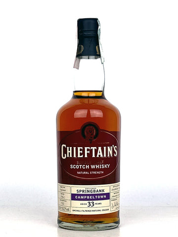 1970 Springbank 33 Year Old SIngle Cask #2965 Chieftain's