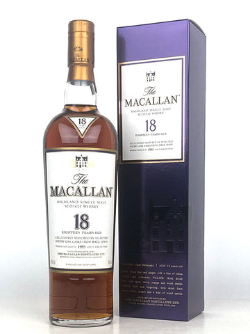 1995 Macallan 18 Year Old Sherry Oak